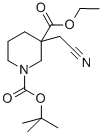 1,3-Piperidinedicarboxylic acid, 3-(cyanomethyl)-, 1-(1,1-dimethylethyl) 3-ethyl ester CAS#: 923009-49-8