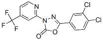 1,3,4-OXADIAZOL-2(3H)-ONE, 5-(3,4-DICHLOROPHENYL)-3-[4-(TRIFLUOROMETHYL)-2-PYRIDINYL]- CAS#: 904847-68-3