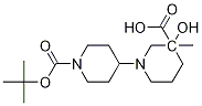 [1,4'-Bipiperidine]-1',3-dicarboxylic acid, 3-hydroxy-, 1'-(1,1-diMethylethyl) 3-Methyl ester CAS#: 923010-85-9