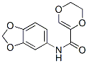 1,4-Dioxin-2-carboxamide, N-1,3-benzodioxol-5-yl-5,6-dihydro- CAS#: 903806-01-9