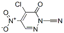 1(6H)-Pyridazinecarbonitrile, 5-chloro-4-nitro-6-oxo- CAS#: 953788-82-4
