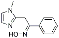 (1E)-2-(1-METHYL-1H-IMIDAZOL-2-YL)-1-PHENYLETHANONE OXIME CAS#: 929974-03-8