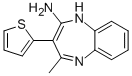 1H-1,5-BENZODIAZEPIN-2-AMINE, 4-METHYL-3-(2-THIENYL)- CAS#: 941266-20-2