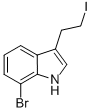 1H-INDOLE,7-BROMO-3-(2-IODOETHYL)- CAS#: 936252-68-5