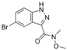 1H-Indazole-3-carboxaMide, 5-broMo-N-Methoxy-N-Methyl- CAS#: 936132-60-4