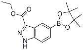 1H-Indazole-3-carboxylic acid, 5-(4,4,5,5-tetraMethyl-1,3,2-dioxaborolan-2-yl)-, ethyl ester CAS#: 947191-19-7