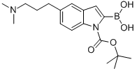 1H-Indole-1-carboxylic acid, 2-borono-5-[3-(dimethylamino)propyl]-, 1-(1,1-dimethylethyl) ester CAS#: 913388-76-8