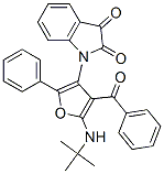 1H-Indole-2,3-dione,  1-[4-benzoyl-5-[(1,1-dimethylethyl)amino]-2-phenyl-3-furanyl]- CAS#: 929198-22-1