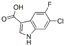 1H-Indole-3-carboxylic  acid,  6-chloro-5-fluoro- CAS#: 920023-30-9