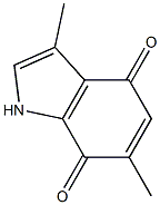 1H-Indole-4,7-dione,3,6-dimethyl-(9CI) CAS#: 98217-10-8