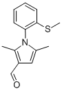 1H-PYRROLE-3-CARBOXALDEHYDE, 2,5-DIMETHYL-1-[2-(METHYLTHIO)PHENYL]- CAS#: 932226-27-2