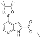 1H-PYRROLO[2,3-B]PYRIDINE-2-CARBOXYLIC ACID, 4-(4,4,5,5-TETRAMETHYL-1,3,2-DIOXABOROLAN-2-YL)-, ETHYL ESTER CAS#: 945865-21-4