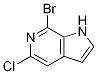 1H-PYRROLO[2,3-C]PYRIDINE, 7-BROMO-5-CHLORO- CAS#: 945840-69-7
