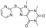 1H-Purine-2,6-dione, 3,9-dihydro-1,3,9-trimethyl-8-(2-pyrimidinylthio)- CAS#: 923557-88-4