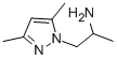 1H-Pyrazole-1-ethanamine,  -alpha-,3,5-trimethyl- CAS#: 936940-34-0