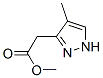 1H-Pyrazole-3-acetic acid, 4-methyl-, methyl ester CAS#: 942260-66-4