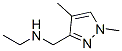 1H-Pyrazole-3-methanamine, N-ethyl-1,4-dimethyl- CAS#: 952195-18-5