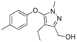 1H-Pyrazole-3-methanol, 4-ethyl-1-methyl-5-(4-methylphenoxy)- CAS#: 946061-26-3