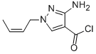 1H-Pyrazole-4-carbonyl chloride, 3-amino-1-(2-butenyl)- (9CI) CAS#: 99007-18-8
