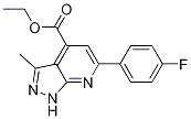 1H-Pyrazolo[3,4-b]pyridine-4-carboxylic acid, 6-(4-fluorophenyl)-3-Methyl-, ethyl ester CAS#: 926282-91-9