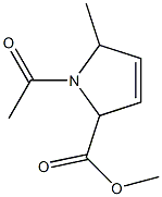 1H-Pyrrole-2-carboxylic acid, 1-acetyl-2,5-dihydro-2-methyl-, methyl ester CAS#: 946057-39-2
