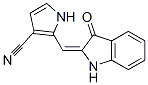 1H-Pyrrole-3-carbonitrile,  2-[(1,3-dihydro-3-oxo-2H-indol-2-ylidene)methyl]- CAS#: 933783-01-8
