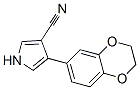 1H-Pyrrole-3-carbonitrile,  4-(2,3-dihydro-1,4-benzodioxin-6-yl)- CAS#: 934291-27-7