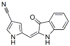1H-Pyrrole-3-carbonitrile,  5-[(1,3-dihydro-3-oxo-2H-indol-2-ylidene)methyl]- CAS#: 933783-00-7