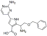 1H-Pyrrole-3-carboxylic  acid,  2-[1-amino-2-(phenylmethoxy)ethyl]-5-(2-amino-4-pyrimidinyl)- CAS#: 947327-57-3