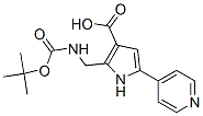 1H-Pyrrole-3-carboxylic  acid,  2-[[[(1,1-dimethylethoxy)carbonyl]amino]methyl]-5-(4-pyridinyl)- CAS#: 947327-47-1