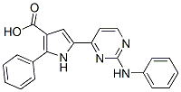 1H-Pyrrole-3-carboxylic  acid,  2-phenyl-5-[2-(phenylamino)-4-pyrimidinyl]- CAS#: 951784-44-4