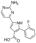 1H-Pyrrole-3-carboxylic acid, 5-(2-amino-4-pyrimidinyl)-2-(2-fluorophenyl)- CAS#: 951784-07-9