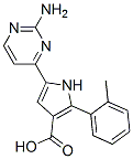1H-Pyrrole-3-carboxylic  acid,  5-(2-amino-4-pyrimidinyl)-2-(2-methylphenyl)- CAS#: 951784-05-7