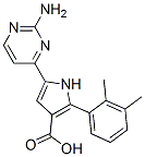 1H-Pyrrole-3-carboxylic acid, 5-(2-amino-4-pyrimidinyl)-2-(2,3-dimethylphenyl)- CAS#: 951784-09-1