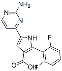 1H-Pyrrole-3-carboxylic acid, 5-(2-amino-4-pyrimidinyl)-2-(2,6-difluorophenyl)- CAS#: 951784-21-7