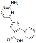 1H-Pyrrole-3-carboxylic  acid,  5-(2-amino-4-pyrimidinyl)-2-phenyl- CAS#: 951784-03-5