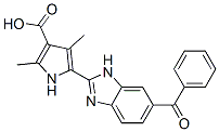 1H-Pyrrole-3-carboxylic  acid,  5-(6-benzoyl-1H-benzimidazol-2-yl)-2,4-dimethyl- CAS#: 920286-51-7