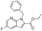 1H-Pyrrolo[2,3-b]pyridine-2-carboxylic acid, 5-fluoro-1-(phenylMethyl)-, ethyl ester CAS#: 945912-77-6