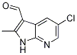 1H-Pyrrolo[2,3-b]pyridine-3-carboxaldehyde, 5-chloro-2-Methyl- CAS#: 954112-62-0