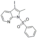 1H-Pyrrolo[2,3-b]pyridine, 3-iodo-2-Methyl-1-(phenylsulfonyl)- CAS#: 943324-07-0