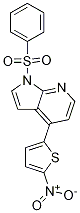 1H-Pyrrolo[2,3-b]pyridine, 4-(5-nitro-2-thienyl)-1-(phenylsulfonyl)- CAS#: 943321-85-5