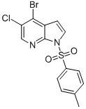 1H-Pyrrolo[2,3-b]pyridine, 4-bromo-5-chloro-1-[(4-methylphenyl)sulfonyl]- CAS#: 916176-53-9