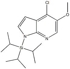 1H-Pyrrolo[2,3-b]pyridine, 4-chloro-5-methoxy-1-[tris(1-methylethyl)silyl]- CAS#: 926004-73-1