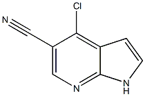 1H-Pyrrolo[2,3-b]pyridine-5-carbonitrile, 4-chloro- CAS#: 920966-02-5