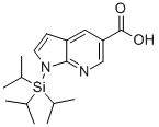 1H-Pyrrolo[2,3-b]pyridine-5-carboxylic acid, 1-[tris(1-methylethyl)silyl]- CAS#: 929691-26-9