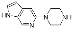 1H-Pyrrolo[2,3-c]pyridine, 5-(1-piperazinyl)- CAS#: 926028-74-2