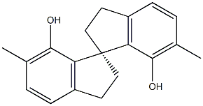 (1R)-2,2',3,3'-tetrahydro-6,6'-dimethyl-1,1'-Spirobi[1H-indene]-7,7'-diol CAS#: 930784-54-6