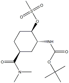 (1R,2R,4S)-2-[(tert-butoxycarbonyl)aMino]-4-[(diMethylaMino)carbonyl]cyclohexyl Methanesulfonate CAS#: 929693-31-2