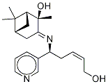 (1R,2R,5R)-3-[[(1S,3Z)-5-Hydroxy-1-(3-pyridinyl)-3-penten-1-yl]iMino]-2,6,6-triMethyl-bicyclo[3.1.1]heptan-2-ol CAS#: 918625-35-1