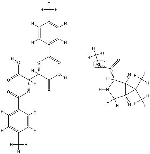 (1R,2S,5S)-Methyl 6,6-diMethyl-3-azabicyclo[3.1.0]hexane-2-carboxylate (2S,3S)-2,3-bis(4-Methylbenzoyloxy)succinate CAS#: 943516-64-1